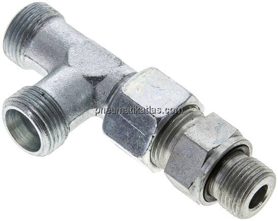 Einstellb. L-Schneidringverschraubung G 3/8"-12 S (M20x1,5), ohne Mutter & Schne