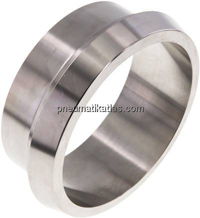 Kegelstutzen (Milchgewinde) 121mm Kegel-104,0mm, 1.4404