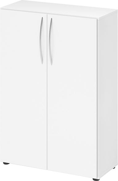 Schrank 4550 BM, 3OH Korpus: Weiß /Front: Weiß80x34,6x114,4 cm (BxTxH)