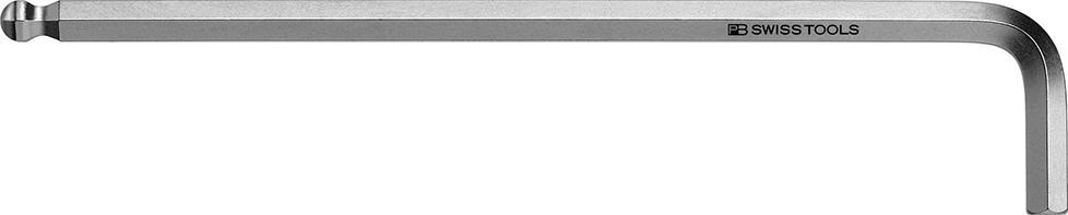 Winkelschraubendreher DIN 911L verchromt 3/8" Kugelkopf PB Swiss Tools