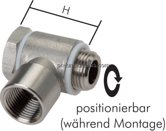 Exemplarische Darstellung: Winkel-Schlauchverschra