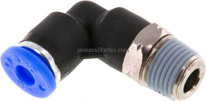 Winkel-Steckanschluss NPT 1/8"-5/32" (3,97 mm), IQS-Inch