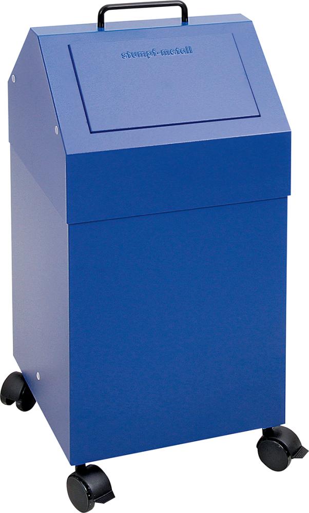 Wertstoffsammler 45l fahrbar, blau