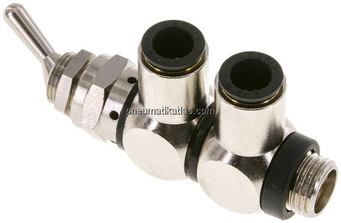 4/2-Wege Kipphebelventil G 1/4"-8 mm