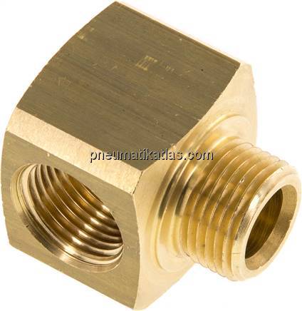 T-Stücke G 3/8"(AG)-2xG 3/8"(IG), Messing