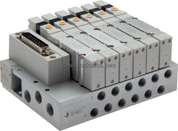 Exemplarische Darstellung: Ventilterminal mit Ansc