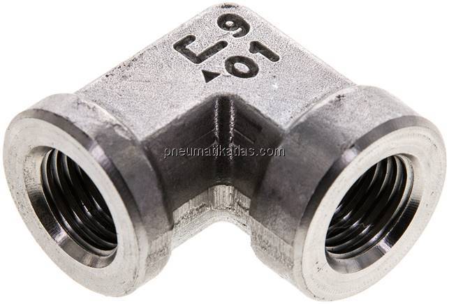 Hochdruck-90°-Winkel NPT 1/4" (IG), V4A