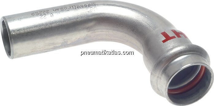 Exemplarische Darstellung: Bogen 90° mit Innenpres