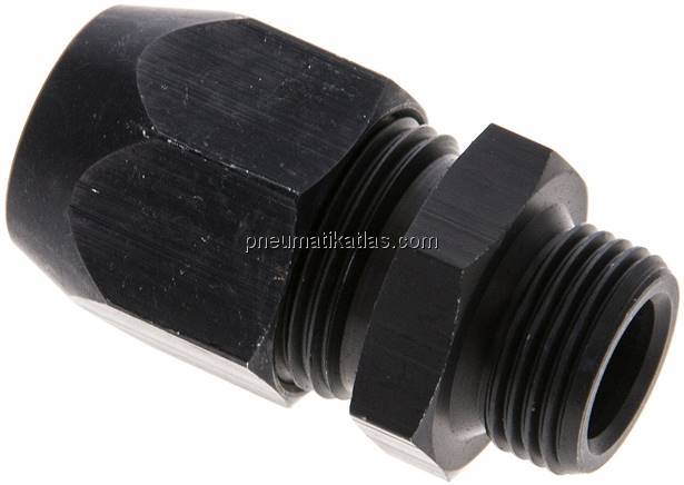 Gerade Verschraubung G 3/8"-14x8mm, Aluminium