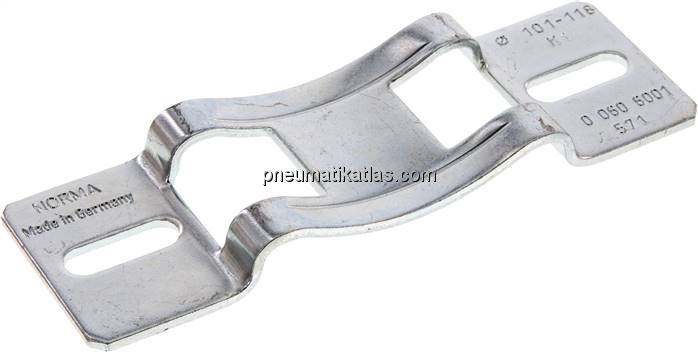 Konsole für Schlauchschellen bis 25mm, Rohr 101 - 118mm