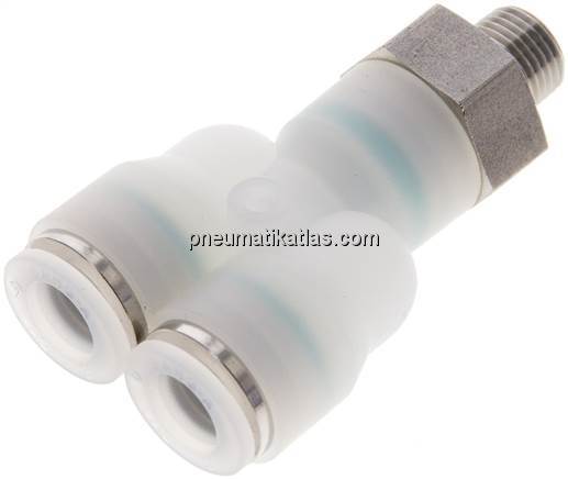 Y-Steckanschluss G 1/8"-8mm, IQS-PVDF