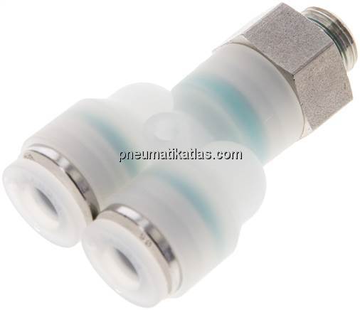 Y-Steckanschluss G 1/8"-6mm, IQS-PVDF