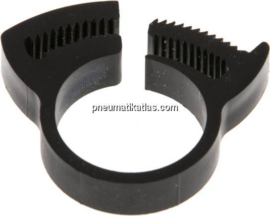 Schnapp-Schlauchschelle, Nylon, 17 - 19,4mm
