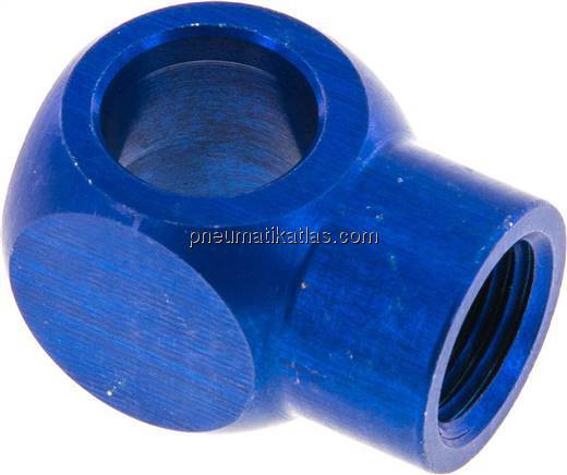 L-Ringstück mit Innengewinde G 1/4", Aluminium