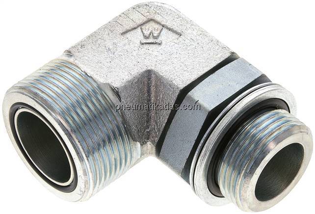 ORFS-Winkeleinschraubverschraubung UN 1-11/16"-12-G 1"