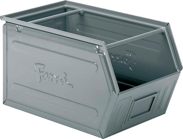 STAHLBEHÄLTER GR.4A5 GRAU RAL7000 MM B=300 T=520 H=300