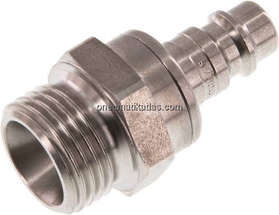 Kupplungsstecker (NW7,2) G 1/2"(AG), Edelstahl