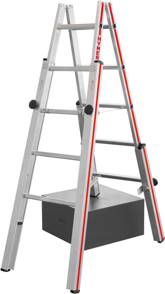Treppenstehleiter 4123 2 x 5 Sprossen HYMER