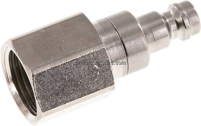 Kupplungsstecker (NW5) G 3/8"(IG), Messing vernickelt