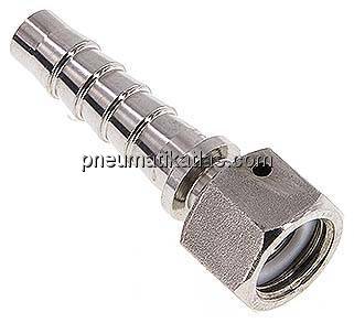 Schlauchtülle, DIN EN 14423 G 1/2"-13x25mm, 1.4301