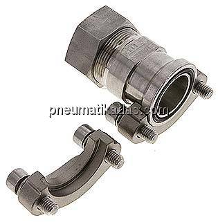 Gerade Flanschverschraubung 1-1/4"-SAE (3000 PSI), 35 L (M45x2)