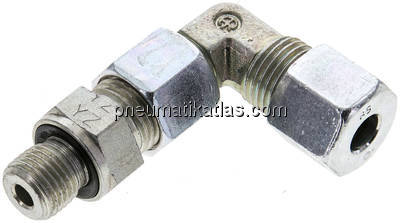 Einstellb. Winkel-Schneidringverschr. G 1/4"-8 S (M16x1,5), Stahl verzinkt