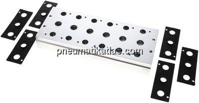 Mehrfachanschlussplatte (6-fach) für 5/2-Wege & 5/3-Wege Ventile