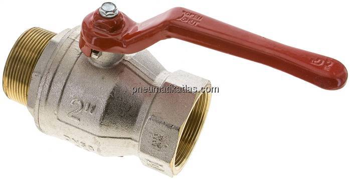 Messing-Kugelhahn, R 2" / Rp 2", -0,9 bis 25bar