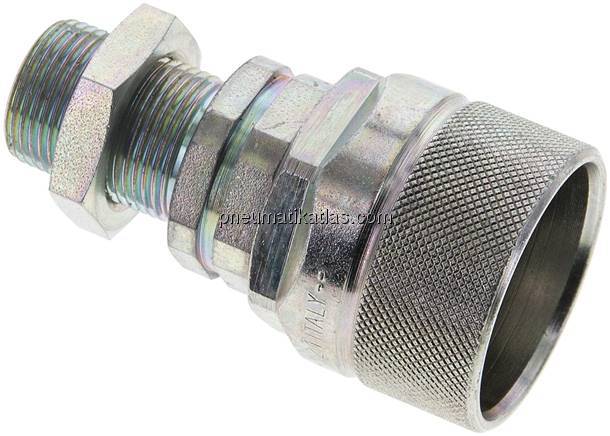 Schott-Schraubkupplung, Stecker Baugr.3, 14 S (M22x1,5)