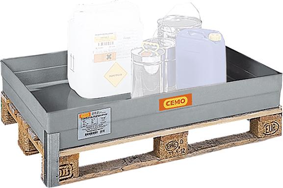Paletten-Auffangwanne 150l o.Befestigungsvorr. CEMO