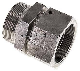 Einstellb. Einschraubverschr. 60°Keg.(G 2")-G 2"(AG)