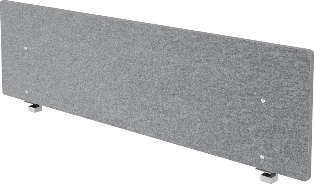 Akustik-Trennwand ARW18 für 180er Tisch grau-meliert, Filzoptik