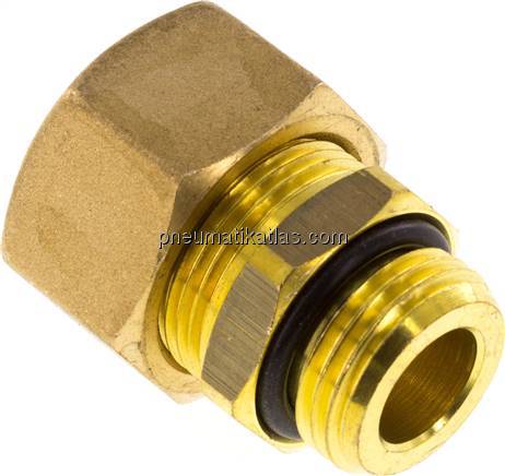 Gerade Klemmringverschraubung G 1/2"-18 (M24x1,5)mm, Messing