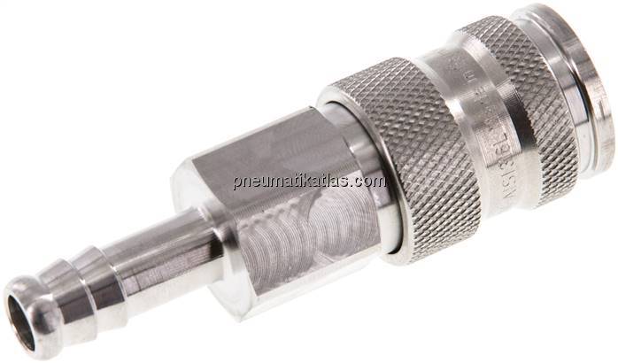 Kupplungsdose (NW7,2) 9 (3/8")mm Schlauch, 1.4404