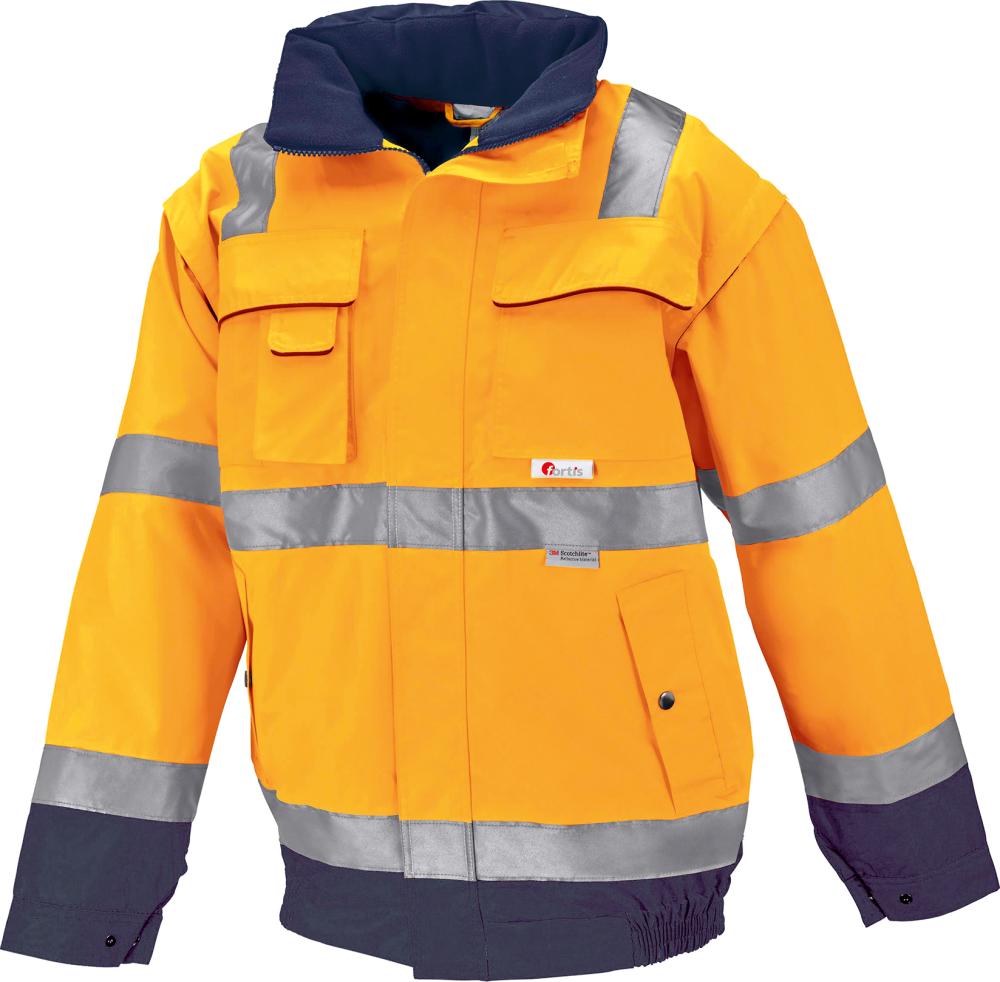 Warnjacke ARTHUR, orange/marine, Gr.4XL, FORTIS