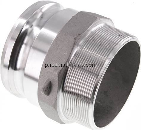 Kamlock-Stecker (F) R 4"(AG), Aluminium