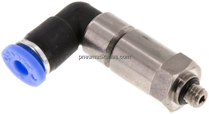 Winkel-Schnelldrehverschraubung M 5-4mm, IQS-Standard