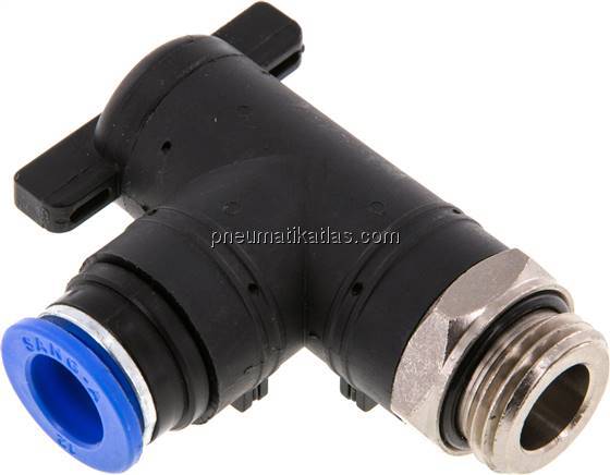 Winkel-Absperrhahn G 1/2"-12mm, IQS-Standard