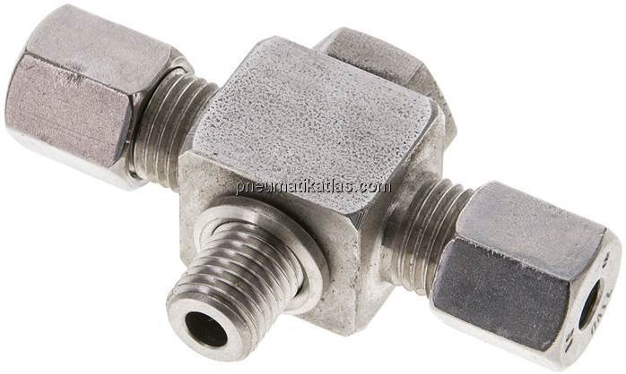 T-Schwenkverschraubung M 12x1,5-6 S (M14x1,5), 1.4571