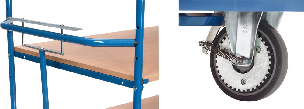 Totmannbremse (nur für TPE-Bereifung) bis 600 kg Tragkraft