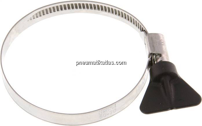 9mm Schlauchschelle 50 - 70mm, 1.4301 (W4) (NORMA)