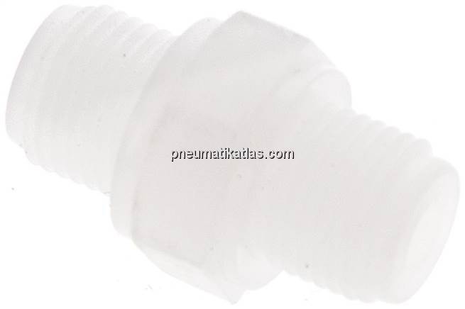 Doppelnippel G 1/8"-G 1/8", PVDF