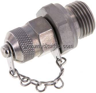 Messanschluss M16x2 - G 1/2" (AG), Stahl verzinkt