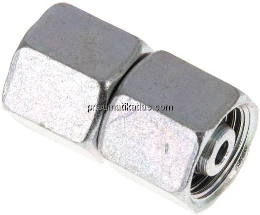 Gerader Verbinder 8 S-8 S, Stahl verzinkt