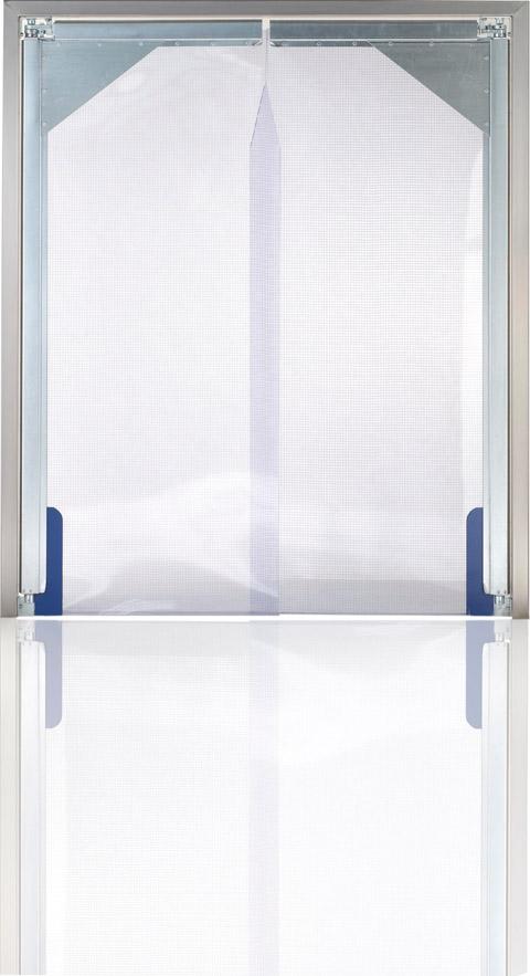 Pendeltür H3000xB3000 mm klar mit Gewebe