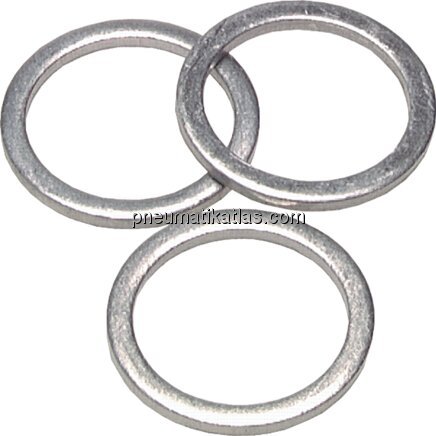 Exemplarische Darstellung: Aluminium-Dichtringe
