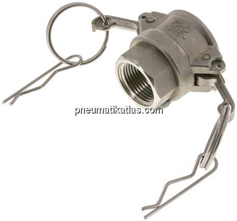 Kamlock-Kupplung (D) NPT 3/4"(IG), Edelstahl (1.4408)