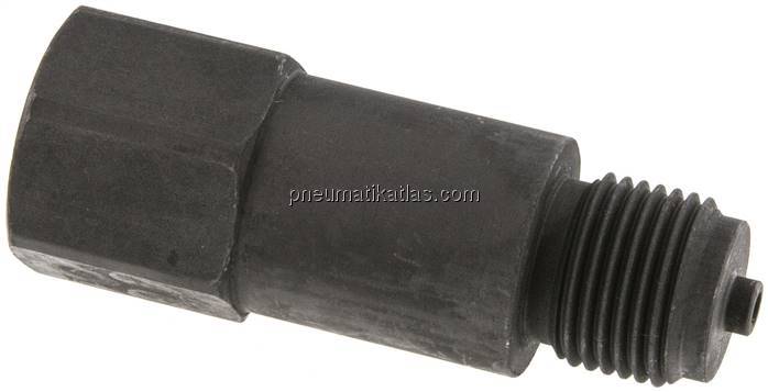 Mano.-Zwischenstück G 1/2"(AG)-G 1/2"(IG), Stahl, 400 bar