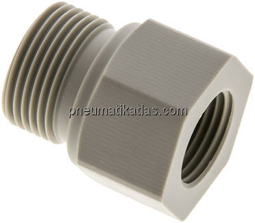 Reduziernippel G 3/4"(AG)-G 1/2"(IG), Polypropylen