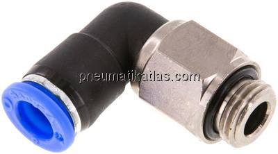 Winkel-Drehverschraubung G 1/4"-8mm, IQS-Standard